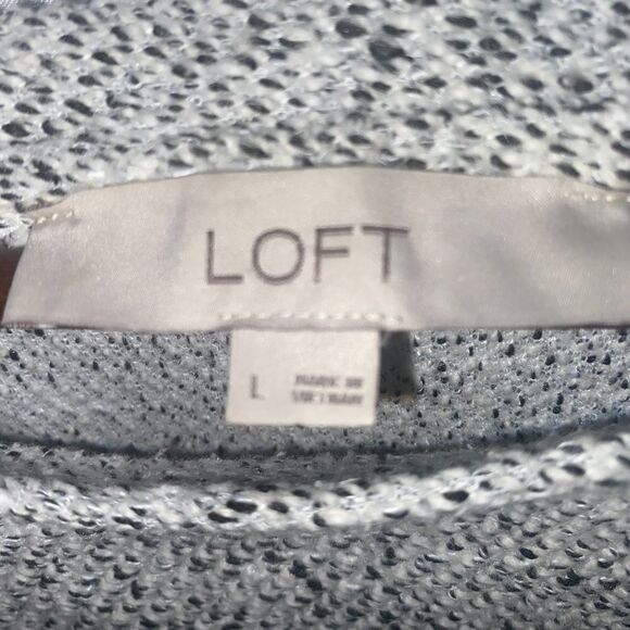 Loft Grey Knit Sweater - Picture 6 of 14